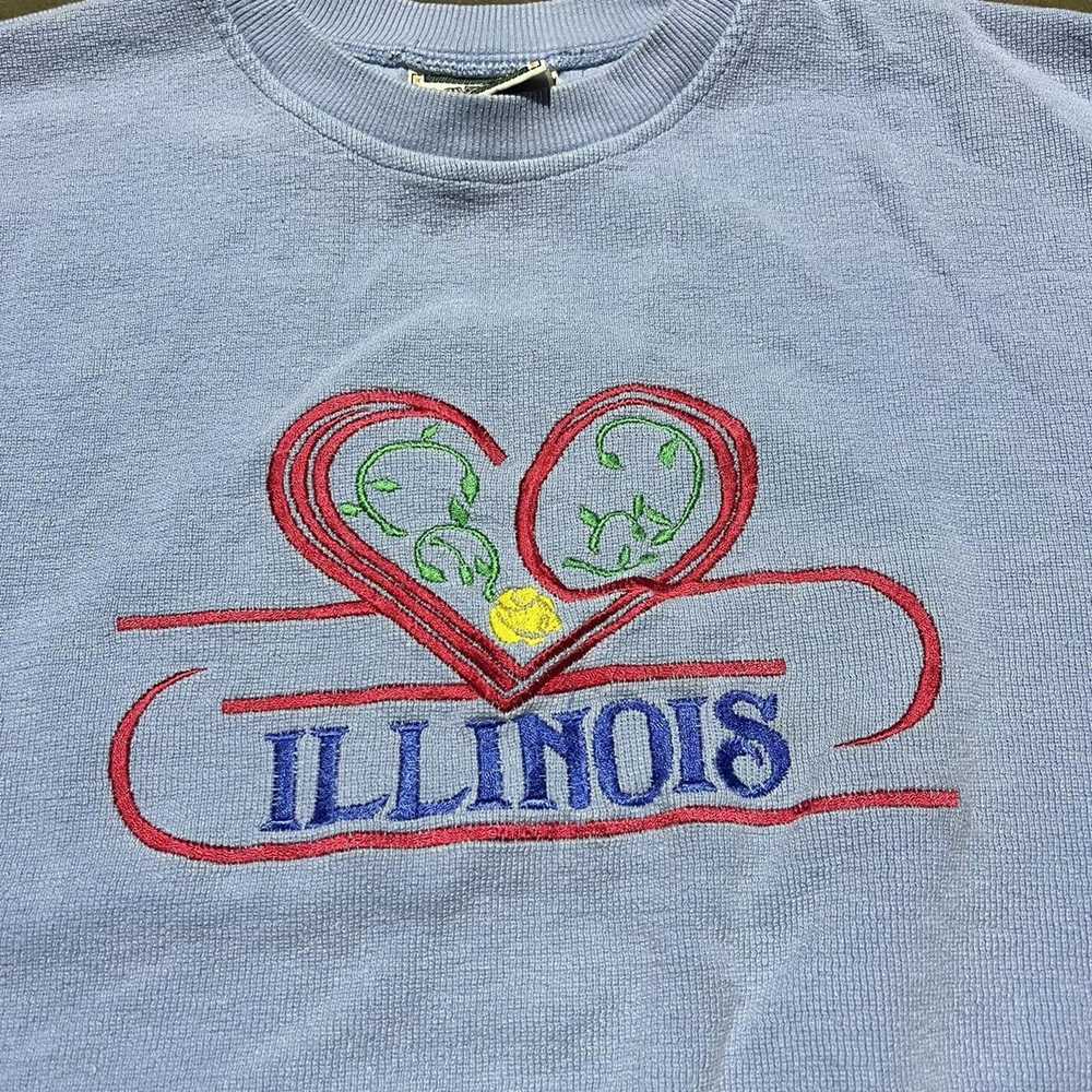 Made In Usa × Vintage Vintage 80s Illinois Blue D… - image 2