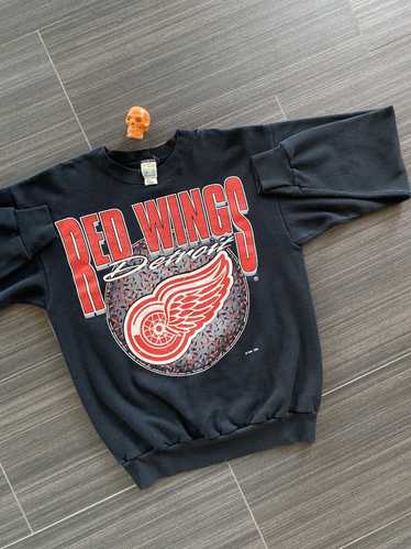 Vintage 90s Detroit Red Wings hockey sweatshirt L