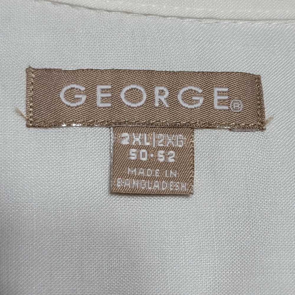 George George SS Full Button "Beer" Shirt Lime Po… - image 4