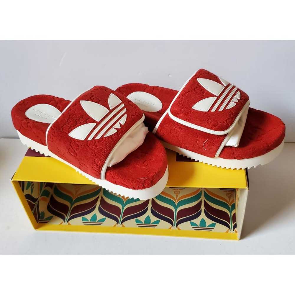 Gucci X Adidas Cloth sandals - image 3