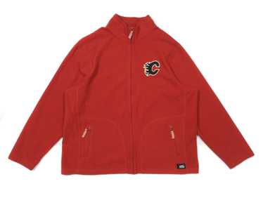 NHL × Vintage 00S Calgary Flames Fleece Jacket - image 1