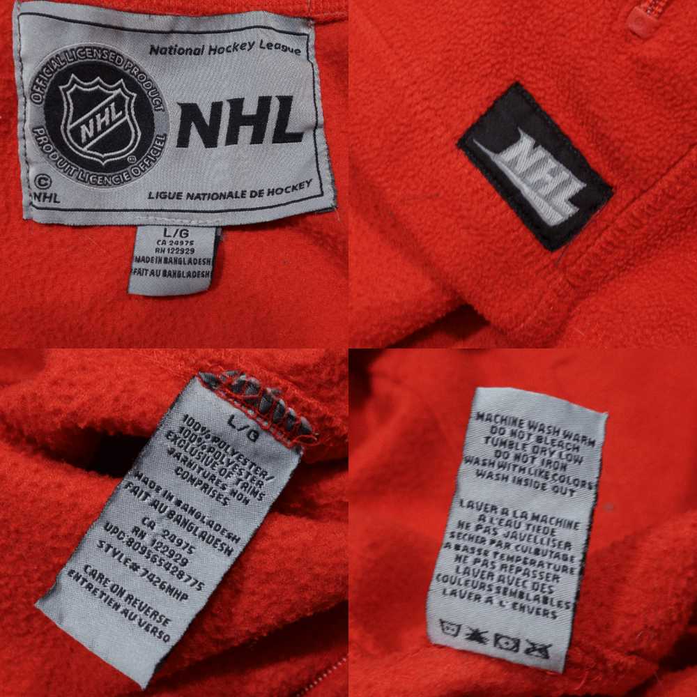 NHL × Vintage 00S Calgary Flames Fleece Jacket - image 7