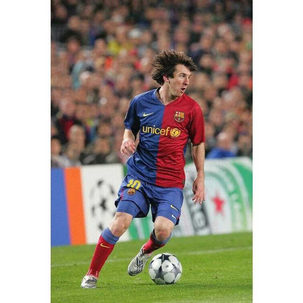 Nike Messi Barcelona TREBLE SEASON 2008 2009 Socc… - image 8