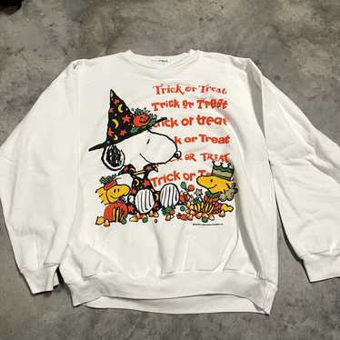 Peanuts Vintage Peanuts Snoopy Woodstock Trick or 