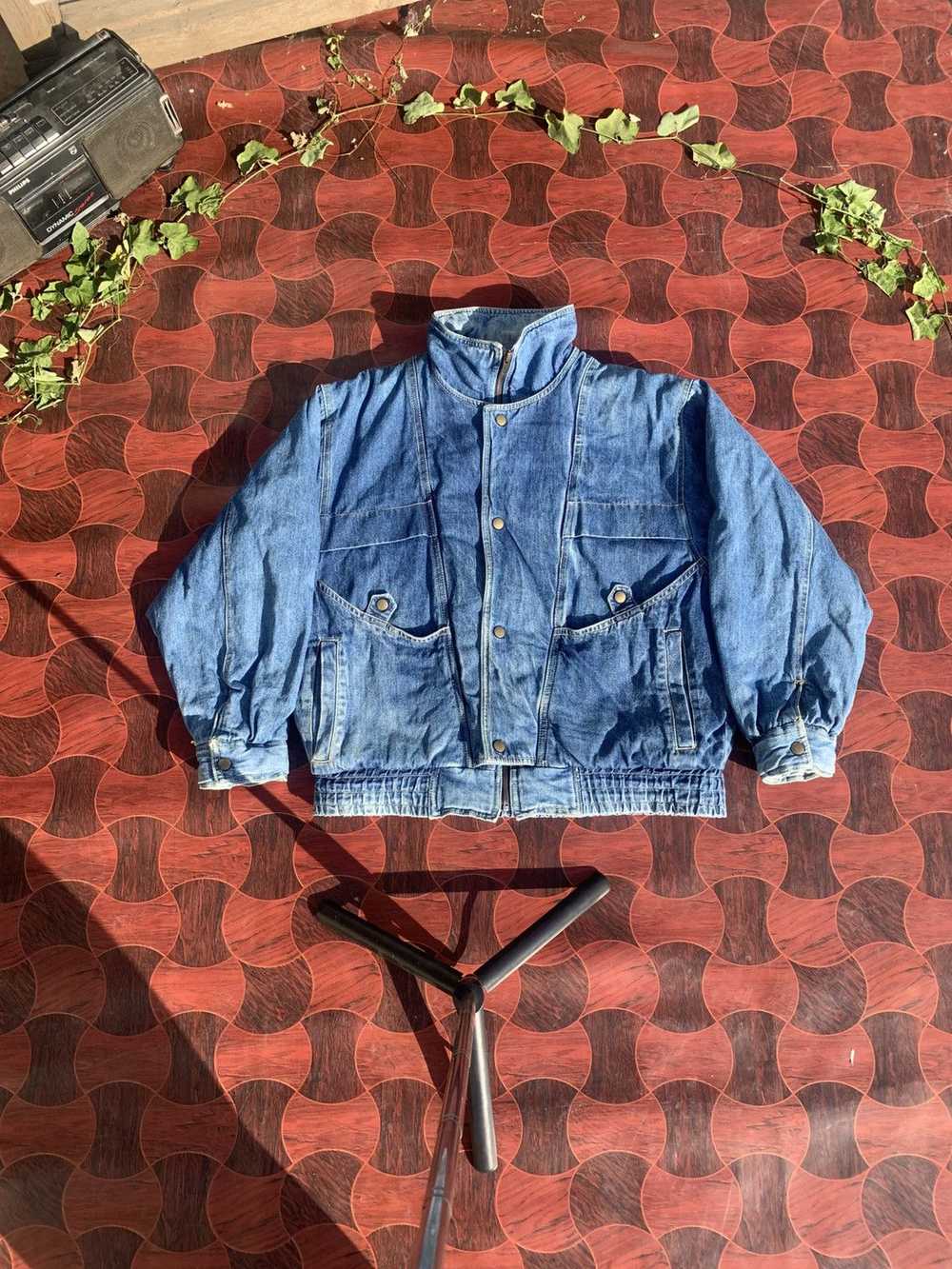 Japanese Brand × Retro Jacket Retro style denim j… - image 1