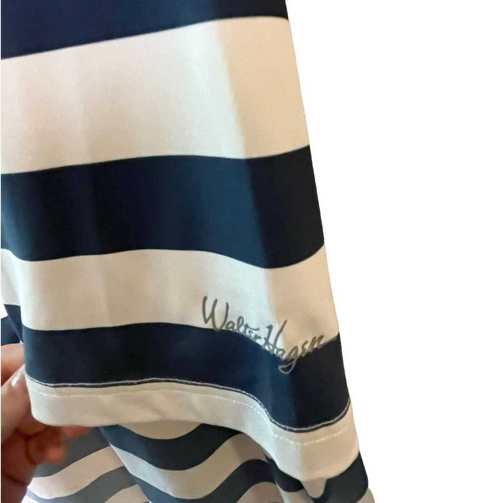 Other Walter Hagen Size Large Blue Striped Ombre … - image 6