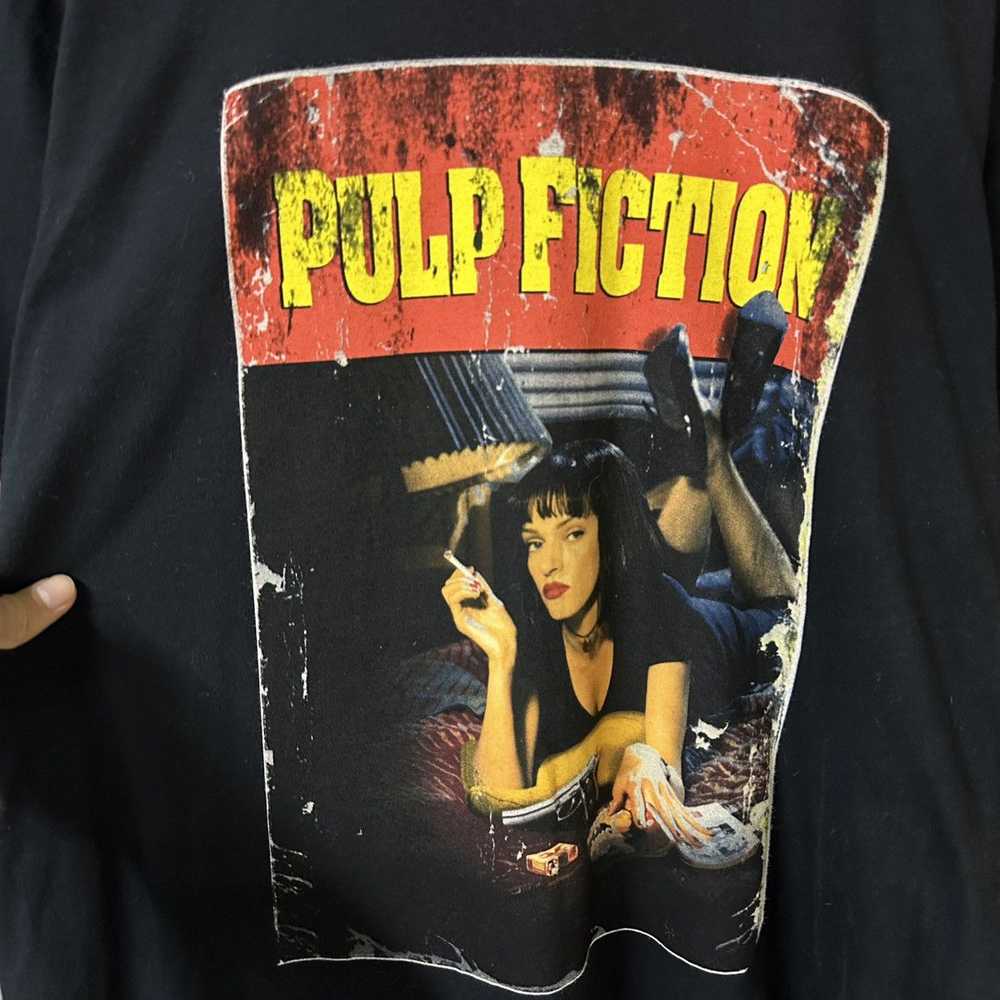 Custom × Movie × Streetwear Pulp Fiction Movie Te… - image 2