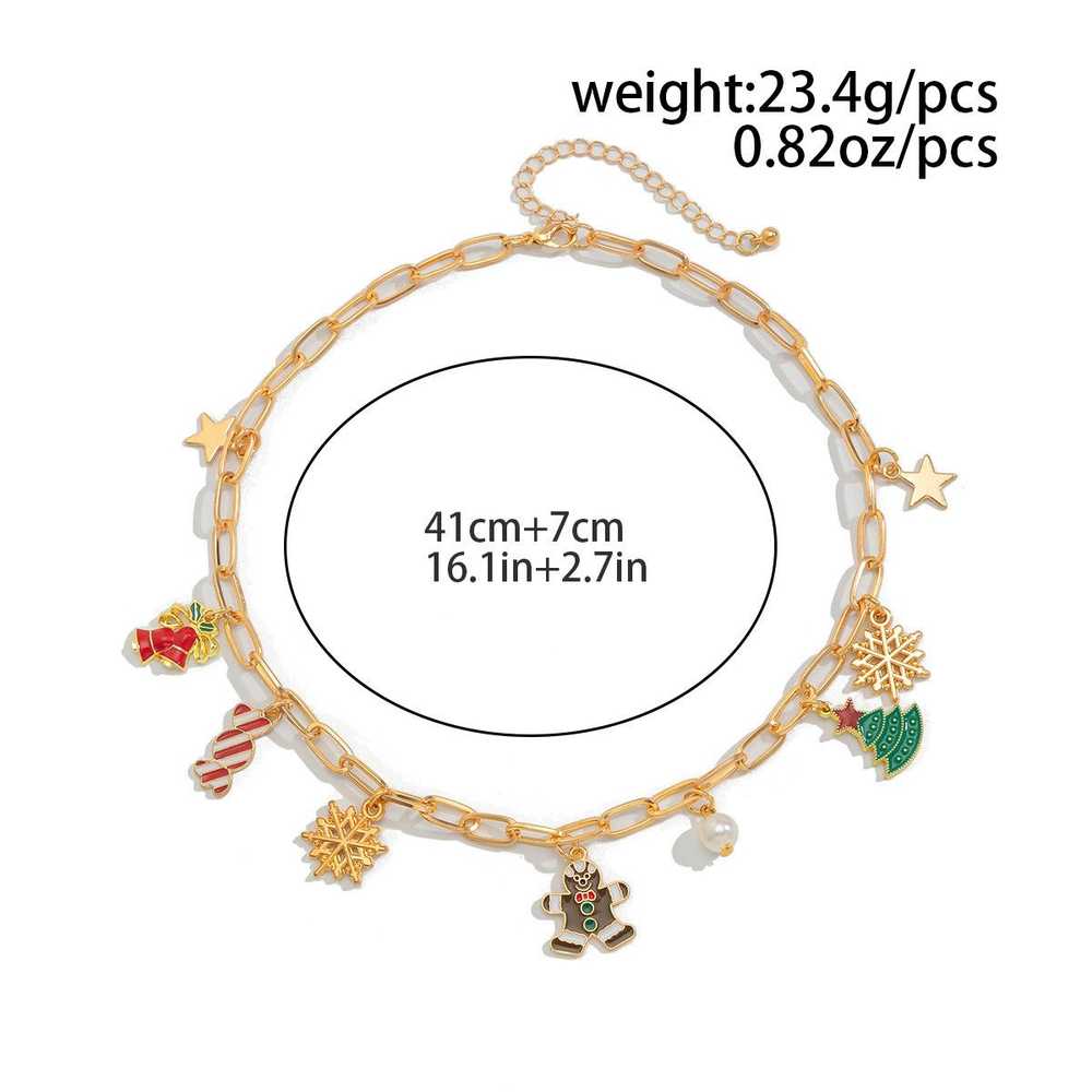 Bead Bracelet × Beads × Chain Christmas Bell Chri… - image 6