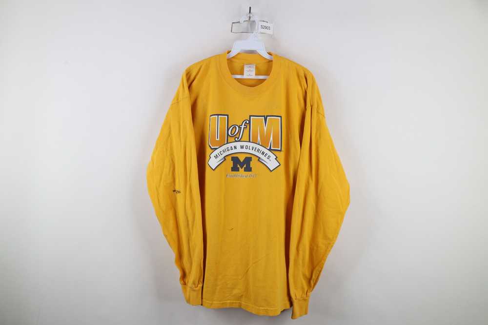 Vintage Vintage University of Michigan Long Sleev… - image 1