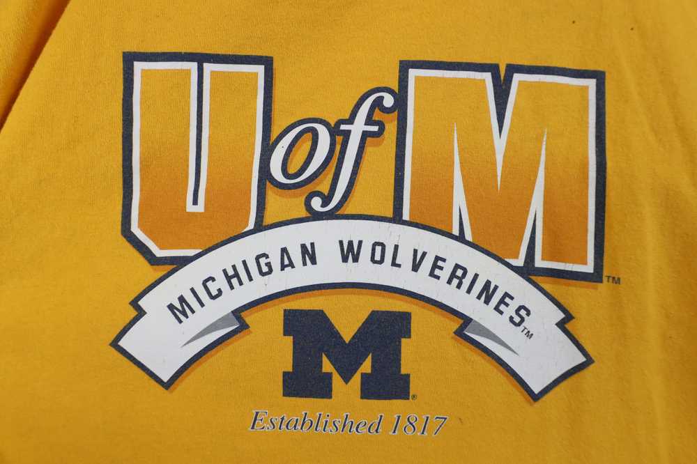 Vintage Vintage University of Michigan Long Sleev… - image 4