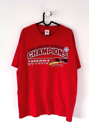 Vintage St Louis cardinals red MLB T-shirt large … - image 1