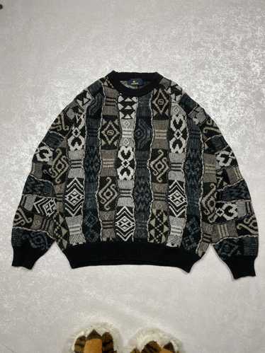 Coloured Cable Knit Sweater × Coogi × Vintage Vint