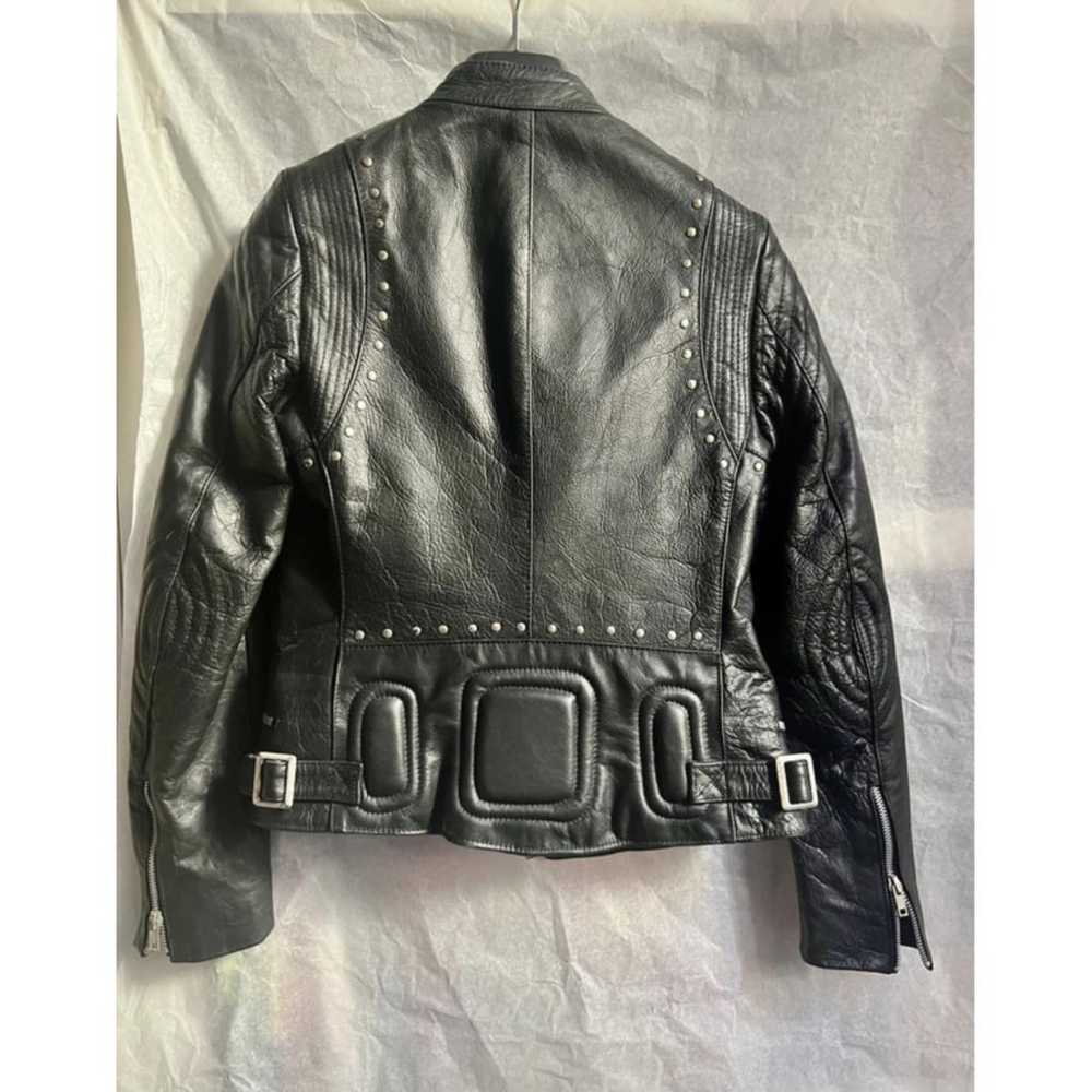 Non Signé / Unsigned Leather jacket - image 2