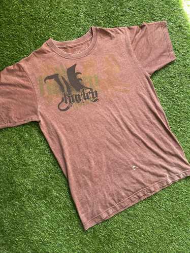 Hurley × Japanese Brand Y2K Hurley Graphic Tee M