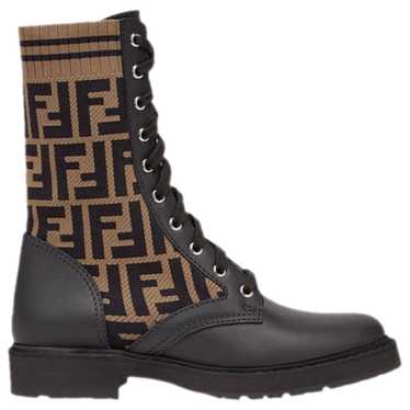 Fendi Leather biker boots