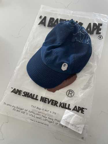 Bape Indigo Sashiko Cap