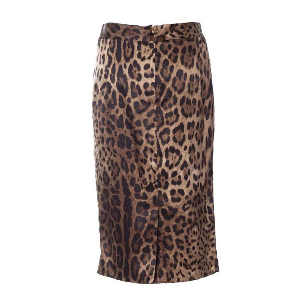 Dolce & Gabbana Silk mini skirt - image 2