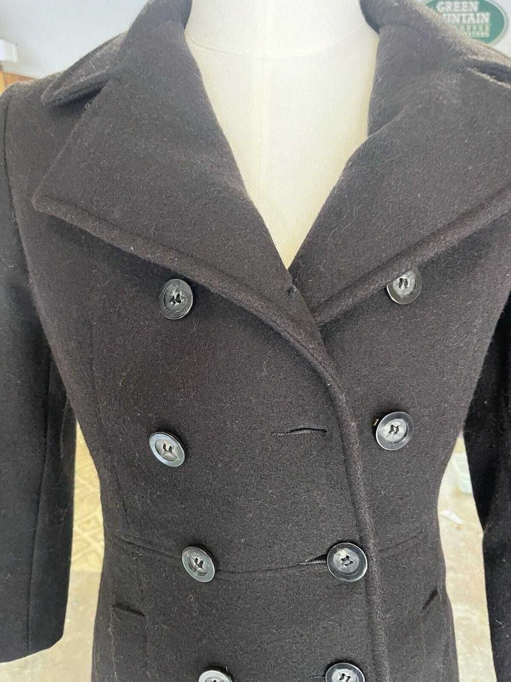 Designer Stylish Double-Breasted Wool Blend Coat - image 3