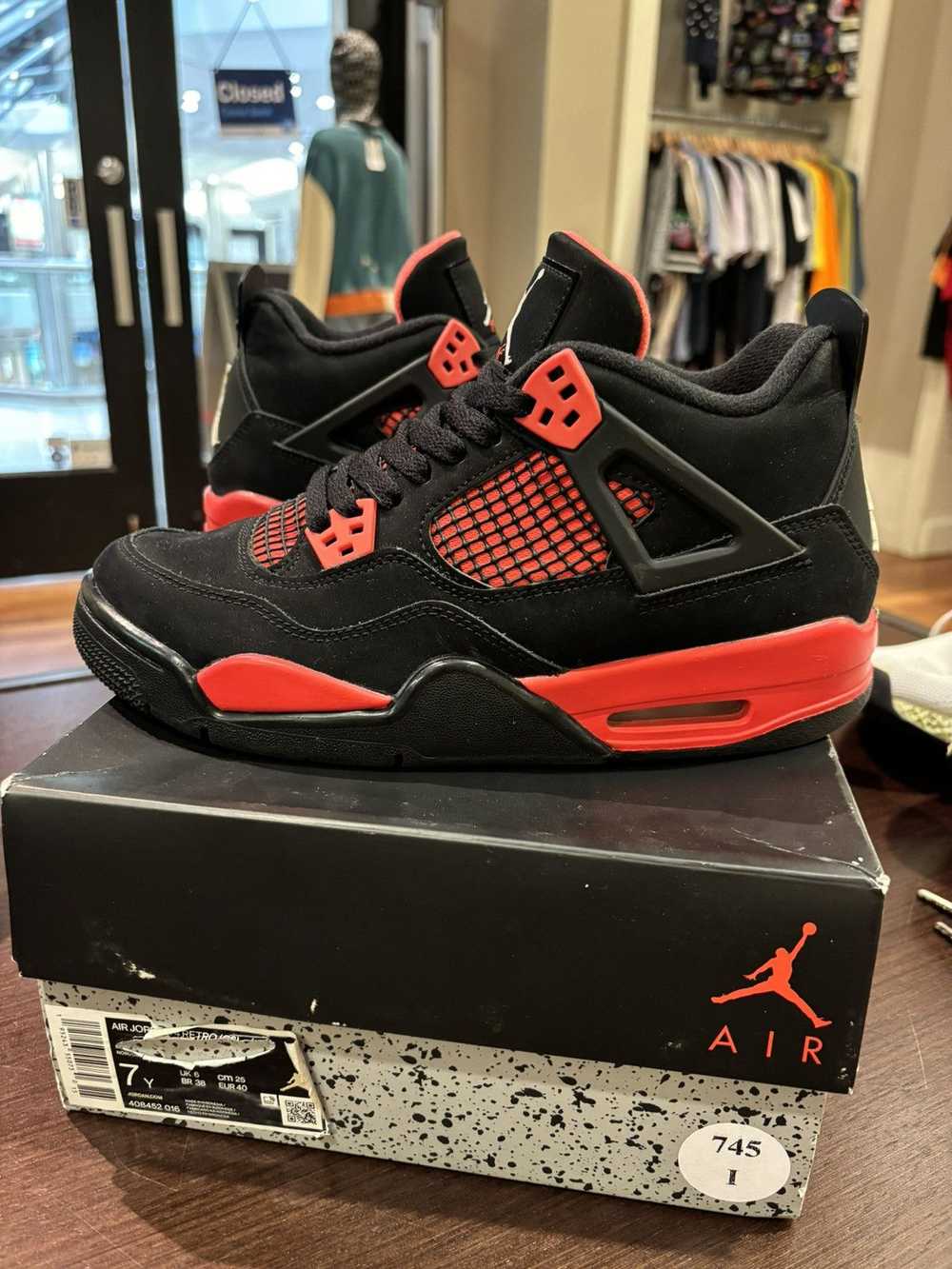 Jordan Brand Jordan retro 4 GS ‘Red Thunder’ - image 2