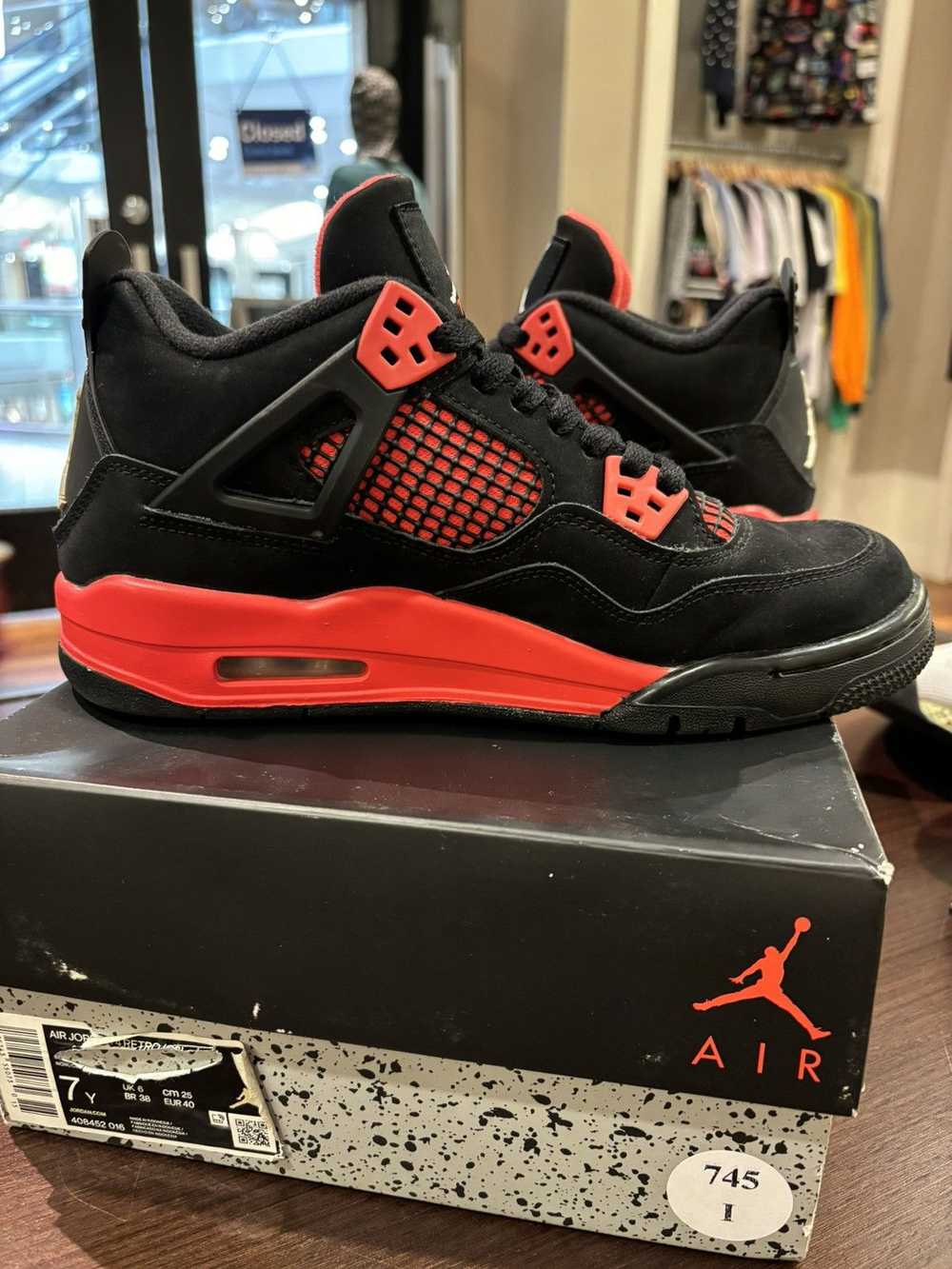 Jordan Brand Jordan retro 4 GS ‘Red Thunder’ - image 4