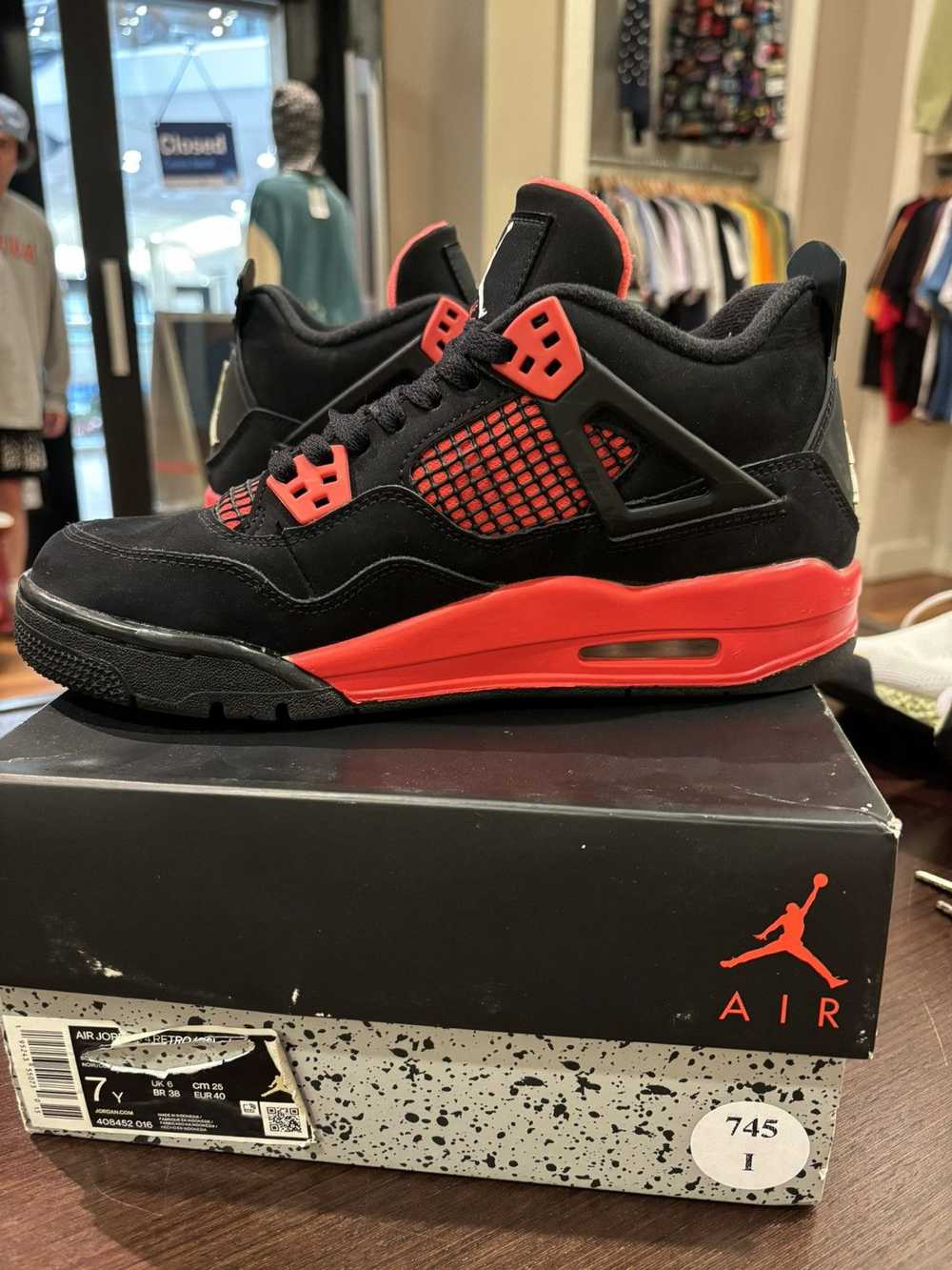 Jordan Brand Jordan retro 4 GS ‘Red Thunder’ - image 5