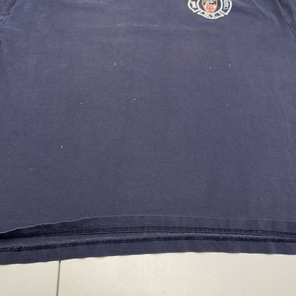 Vintage Vintage FDNY T Shirt Mens XL Blue Y2K New… - image 7