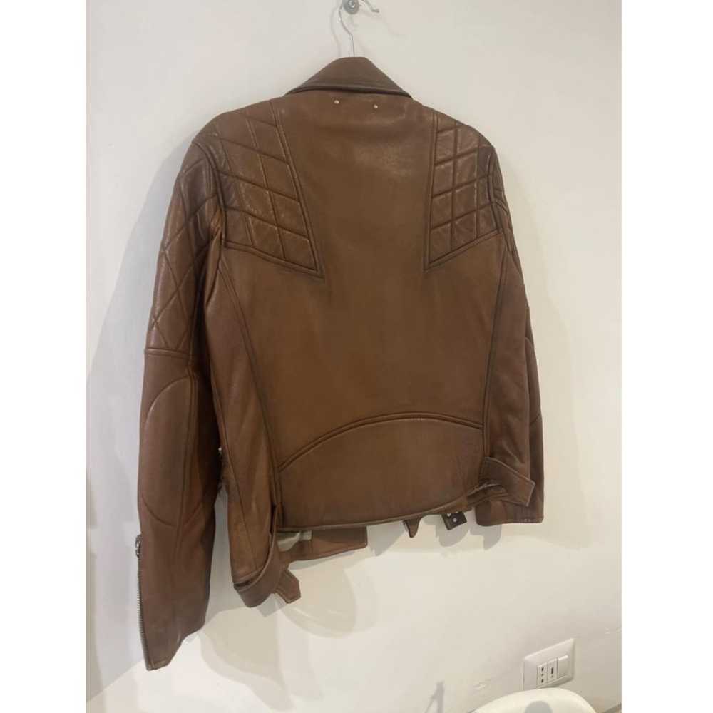 Golden Goose Leather biker jacket - image 2