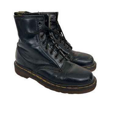 Dr. Martens Doc Martens Navy Blue Leather Combat … - image 1