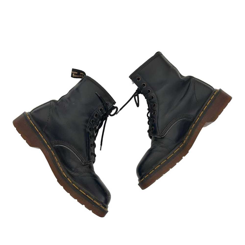 Dr. Martens Doc Martens Navy Blue Leather Combat … - image 7