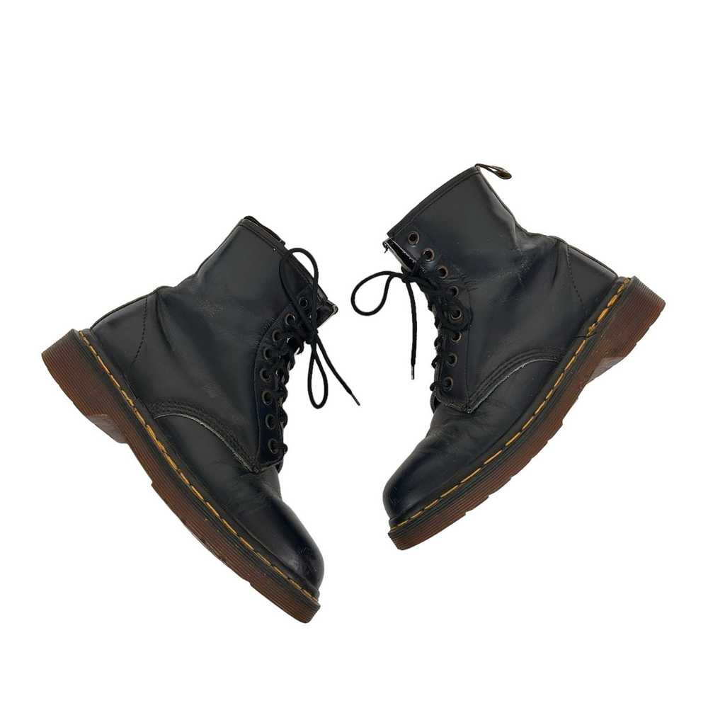 Dr. Martens Doc Martens Navy Blue Leather Combat … - image 8