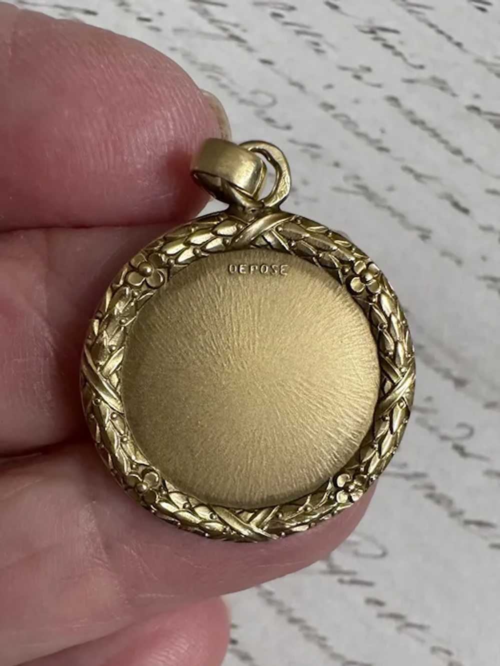 French Love Token 18k Gold Augis - image 2