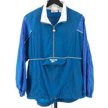 Reebok × Vintage Reebok half zip windbreaker jacke