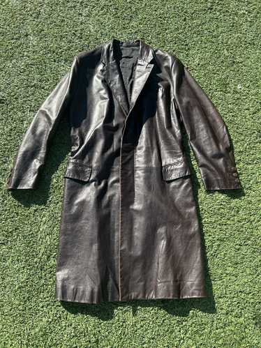 Helmut Lang 90s Vintage Helmut Lang Leather Trench