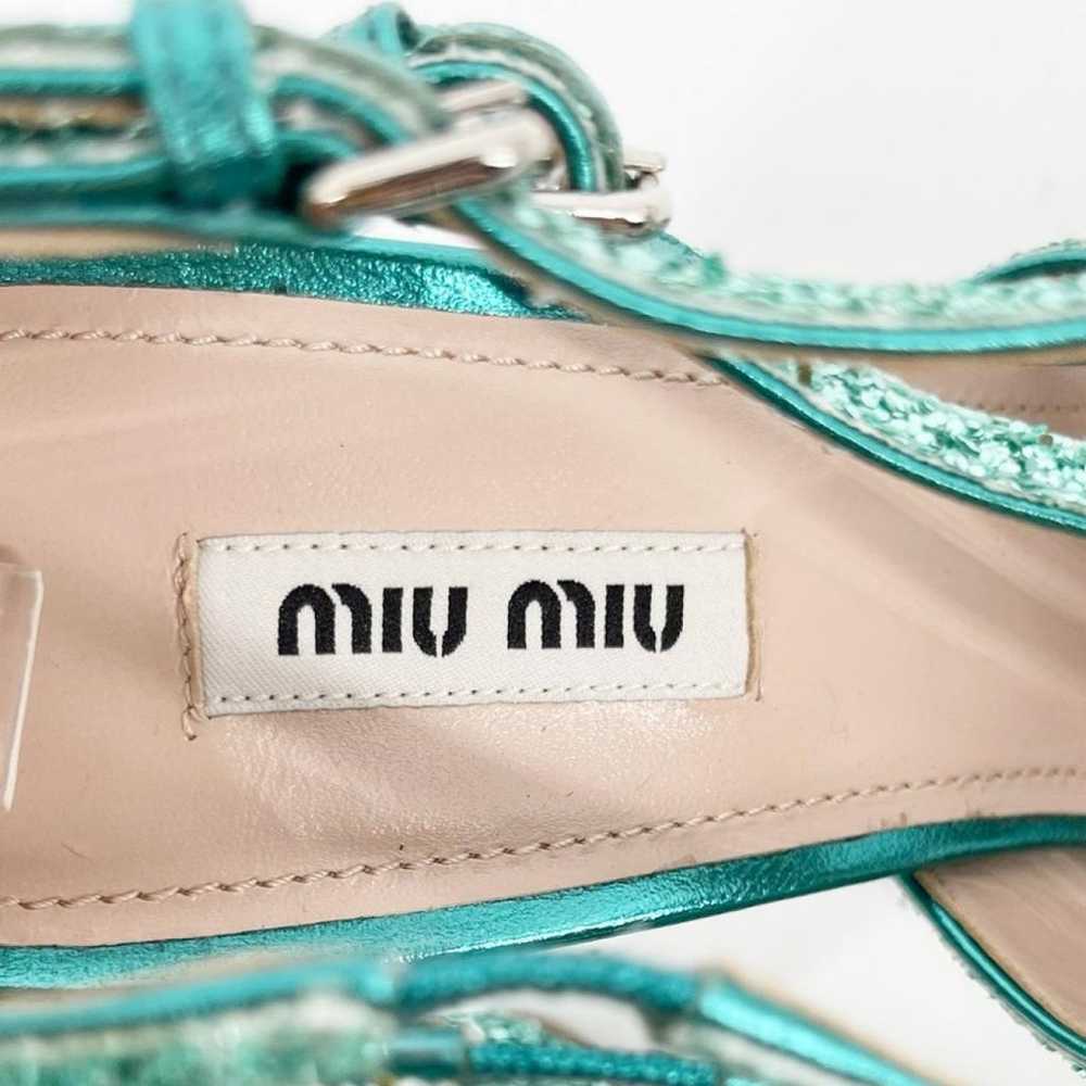 Miu Miu Glitter sandal - image 10