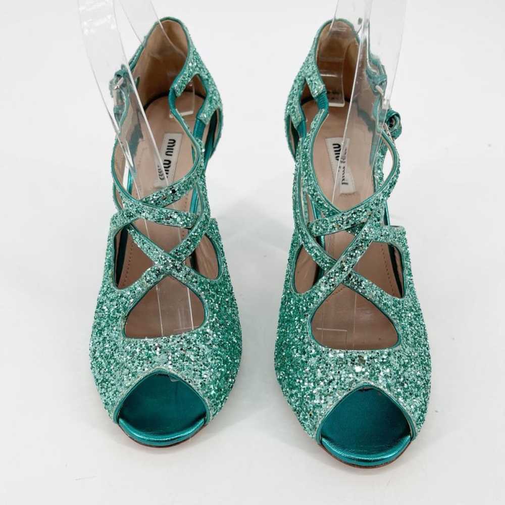 Miu Miu Glitter sandal - image 6