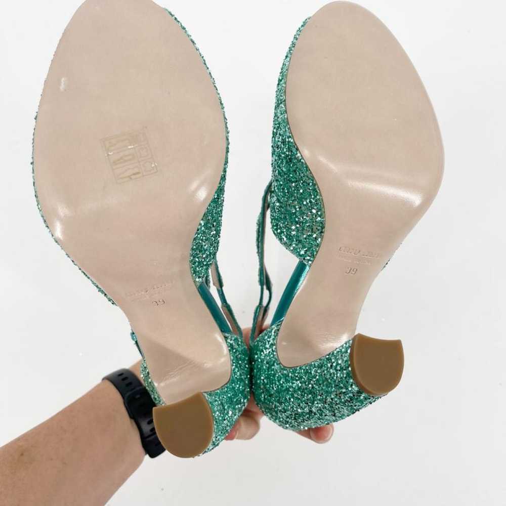 Miu Miu Glitter sandal - image 8