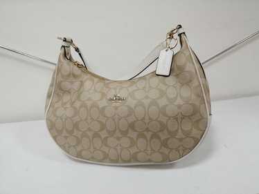 Auth COACH Used Beg Signature One Shoulder Bag Wo… - image 1