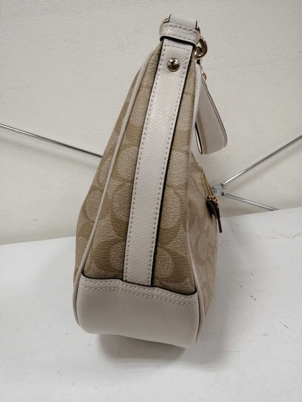 Auth COACH Used Beg Signature One Shoulder Bag Wo… - image 2