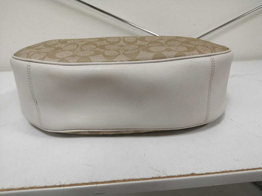 Auth COACH Used Beg Signature One Shoulder Bag Wo… - image 6