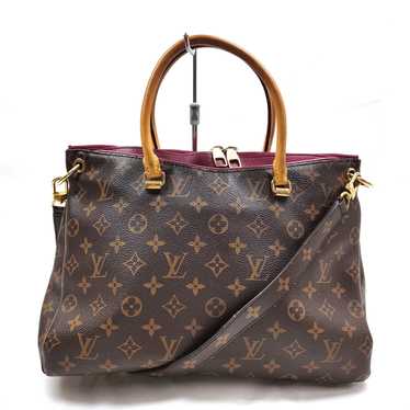 Louis Vuitton LV Hand Bag Pallas Brown Monogram 4… - image 1