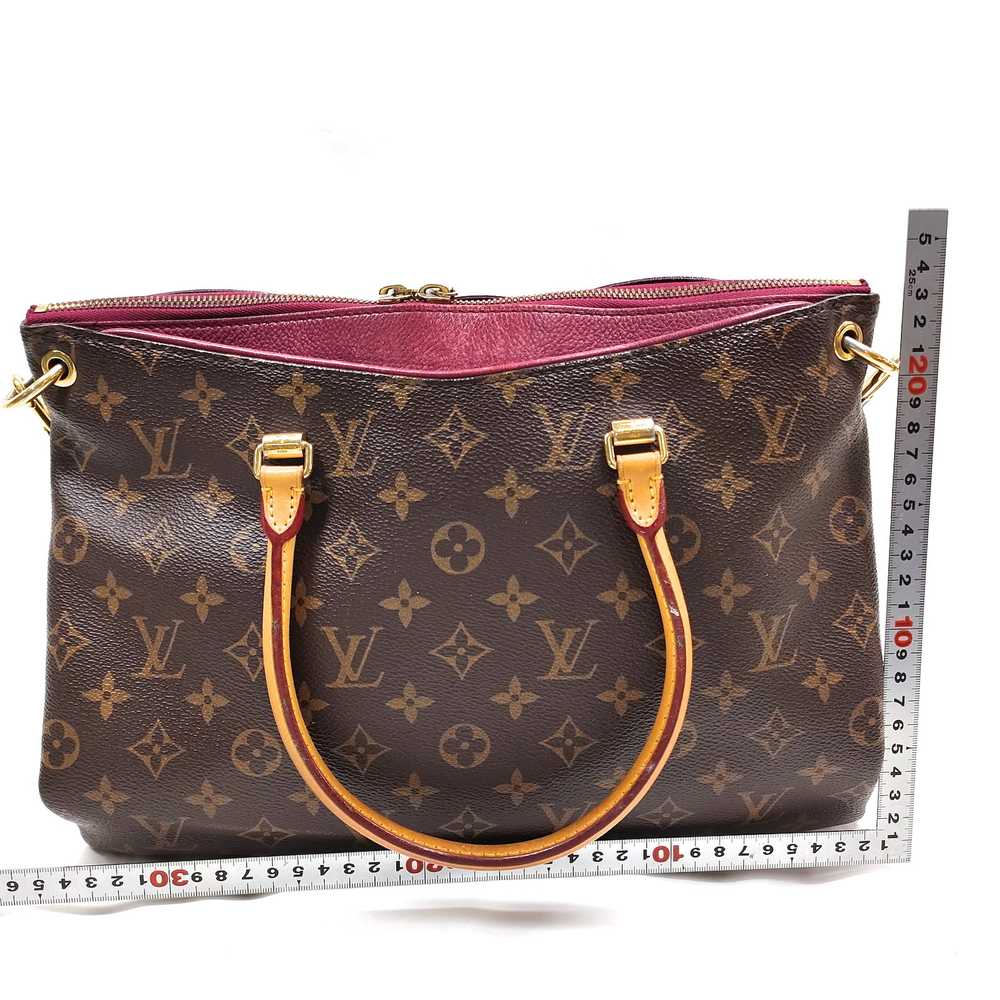 Louis Vuitton LV Hand Bag Pallas Brown Monogram 4… - image 2