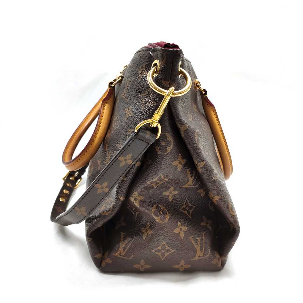 Louis Vuitton LV Hand Bag Pallas Brown Monogram 4… - image 4