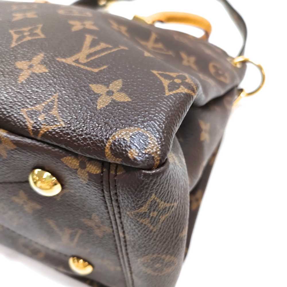 Louis Vuitton LV Hand Bag Pallas Brown Monogram 4… - image 6