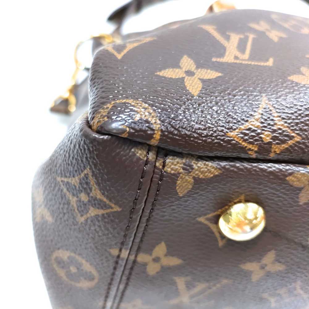 Louis Vuitton LV Hand Bag Pallas Brown Monogram 4… - image 7