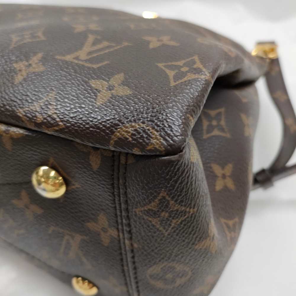 Louis Vuitton LV Hand Bag Pallas Brown Monogram 4… - image 8