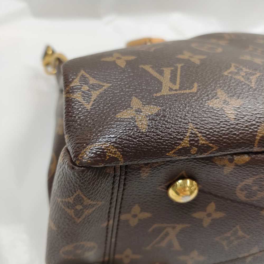 Louis Vuitton LV Hand Bag Pallas Brown Monogram 4… - image 9