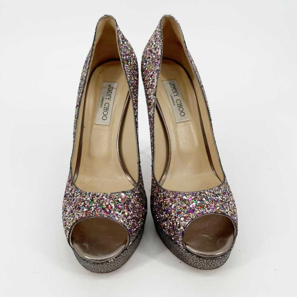 Jimmy Choo Glitter heels - image 5