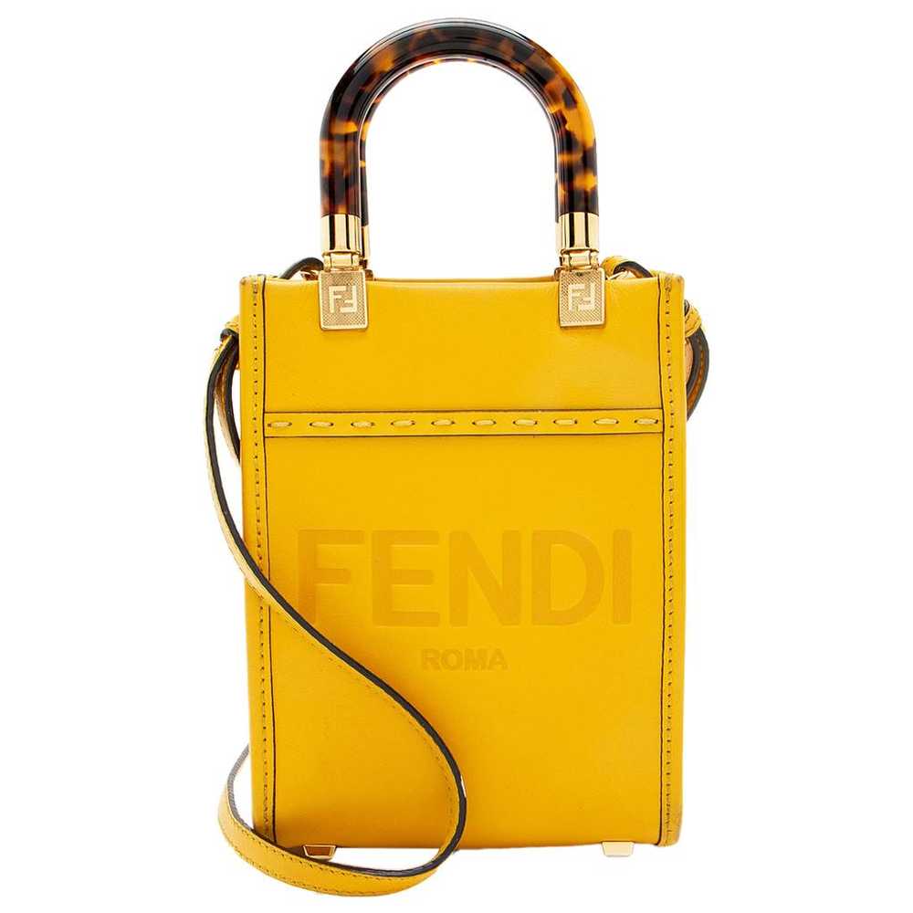 Fendi Sunshine leather tote - image 1