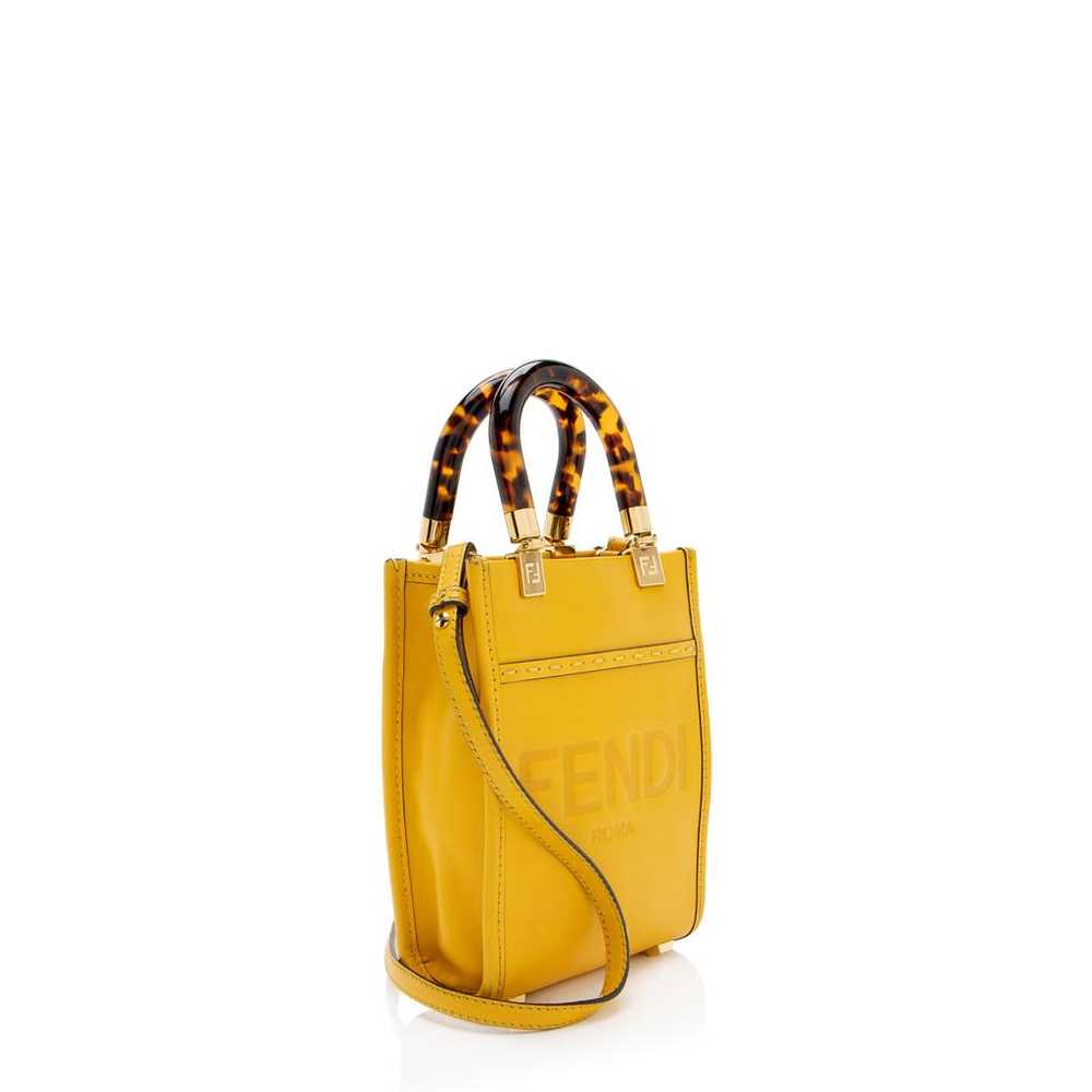 Fendi Sunshine leather tote - image 2