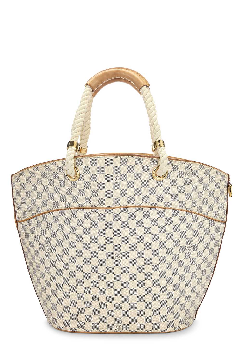 Damier Azur Canvas Pampelonne GM Send in SMS Send… - image 1